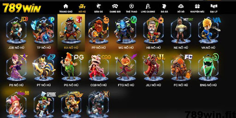 Khám Phá các sảnh Game Đỉnh Cao Tại Nổ Hũ 789WIN